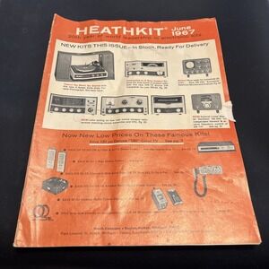 Vintage June 1967 Heathkit Catalog - SB-101 Ham Radio Color TV Hi-Fi Kits